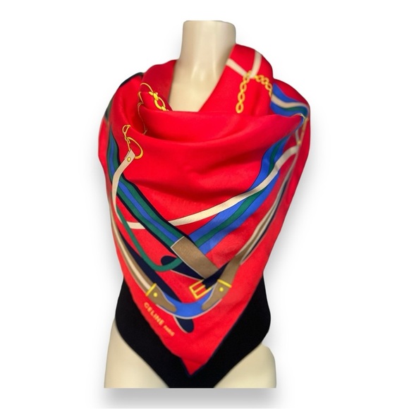 Celine Silk Scarf - Picture 6 of 12